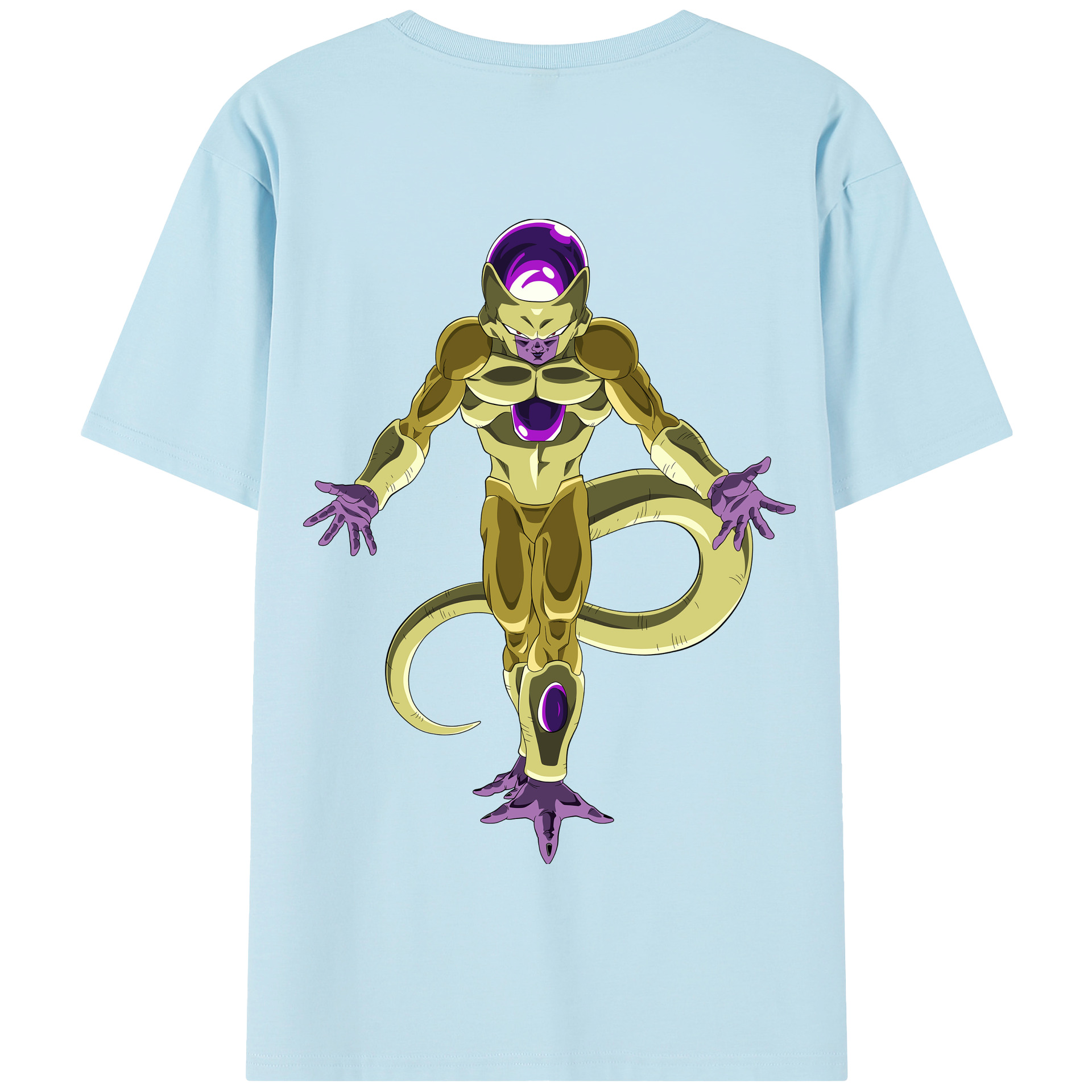 （画像用） ドラゴンボール フリーザ DRAGON BALL Frieza 綿100％半袖Tシャツ（背面プリント）